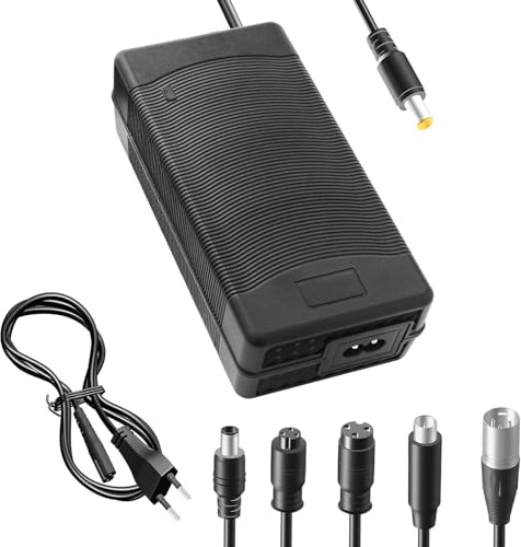 Yasco Lithium Battery Charger Mehrere Stecker Für Elektrofahrrad Roller E-Bike Boot Motorrad Xiaomi Akku Ladegerät Li-ion akku Ladegerät Mehrere (54.6V 3A+6 teiliger Anschluss)