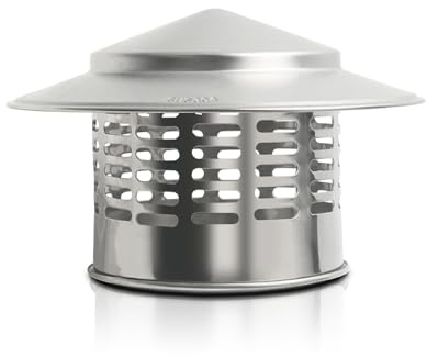 Coperture Per Condotti Di Scarico Fumi, Copertura Per Camino In Acciaio Inossidabile, Comignolo Antivento Antipioggia, Resistente Alle Intemperie, A Prova Di Uccelli E Topi(300mm (11.81 in))