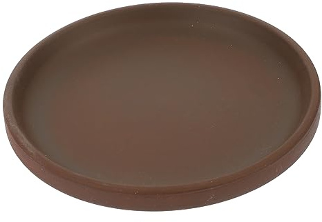 TOYZFRIENDY Sottovaso Piattino per Vasi di Fiori in Ceramica Rotondo 12,5 Cm per Giardinaggio Interno Ed Esterno Resistente Antigoccia Base Raccogli Acqua