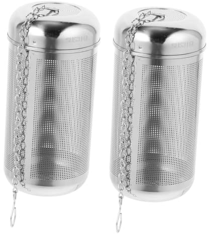 iplusmile 2 pièces Boule Passoire Thé Inox Infuseur à Thé Anti-fuite pour Épices Filtre Cuisine Résistant pour Bouillons et Infusions