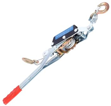 - Tenditore manuale a cricchetto, argano a doppio gancio, | strumento per tirare e crimpare cavi in giardino, ballaggio, installazione, carpentiere, terrazzo, corpo