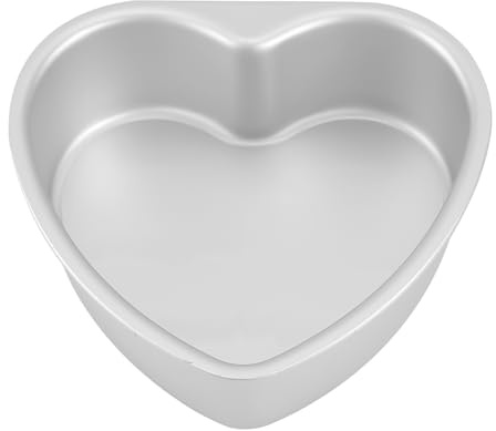 Generico Tortiera a forma di cuore - Tortiera antiaderente | Stampo per cheesecake, muffin, dolci, per la casa e il ristorante