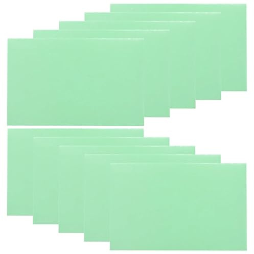 Uonlytech Paño de Pulido para Joyas de Plata Doble Capa Microfiber Verde 10 Piezas, Práctico y Delicado para Limpiar y Cuidar Joyas en Casa
