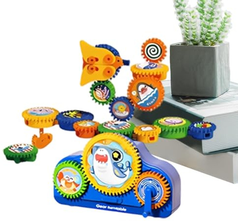 Da Costruzione Con Ingranaggi,Set Educativo Divertente Con Incastro - Giocattoli Di,Per Bambini Camera Soggiorno Giardino
