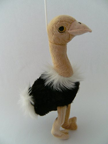 PIA INTERNATIONAL Stofftier Strauss 25 cm, Kuscheltier Plüschtier Vogel Strauß