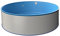 Runder Stahlwandpool Ø 5,00 x 1,20 m, Stahlwand 0,6 mm, inkl. Bodenschienen & Handlauf, Innenhülle 0,6 mm in Blau, Premium Qualität, Made in Europe