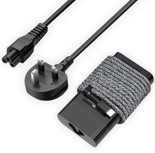 SiKER USB C Laptop Charger, 65W USB C Nylon Cable Fast Charger Compatible with HP Envy, Elitebook, Spectre, Chromebook, ProBook, Travel Type C notebook Power Cord Supply