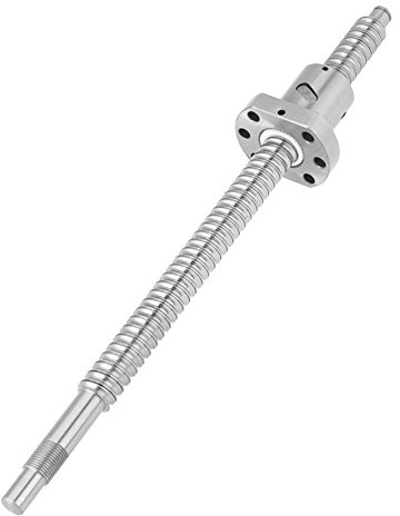 Vite a ricircolo di sfere da 300 mm SFU1605 Vite a ricircolo di sfere CNC con controdado senza supporti laterali Basso rumore