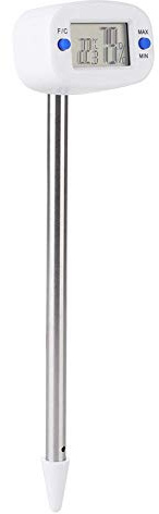 HERCHR Testeur Humidité Plantes en Pot, 2-en-1 Testeur d'humidité Thermometre de Sol pour Fleurs, Plante, Jardin, Ferme, Pelouse