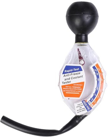 JNNJ Auto Frostschutzprüfer, Kfz Frostschutz Kühlmittel Hydrometer Tester, Fluid Gefrierpunkt Tester Zifferblatt, Frostprüfer Detektor für Batterie Diesel Exhaust Fluid