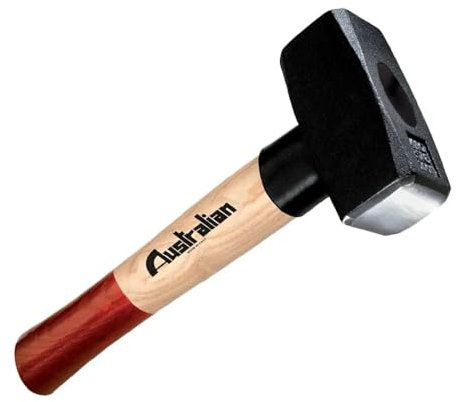 La zappa Mazo de albañil con mango de 26 cm de madera línea TOP (800 gr)