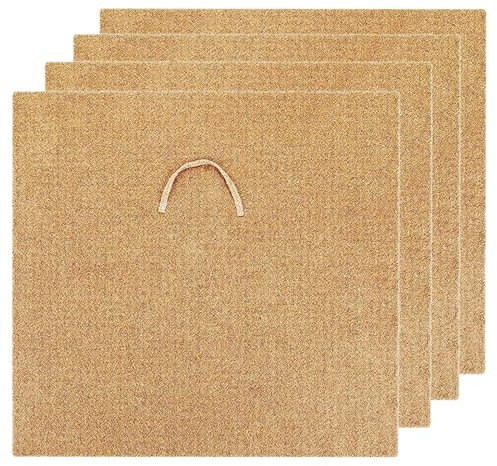 Hemp Mat, 60 x 60cm Worms Blanket for Composting Jute Fibre, Worm Composter for Keeping Worms Moist Warm (2)