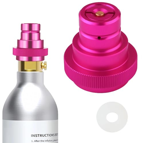 GURUDAR Quick Connect CO2 Cylinder Adapter Fitting for Sparkling Water Maker, CO2 Refill Canister Connector for TR21-4 Male Valve Compatible with DUO ART TERRA GAIA Soda Maker