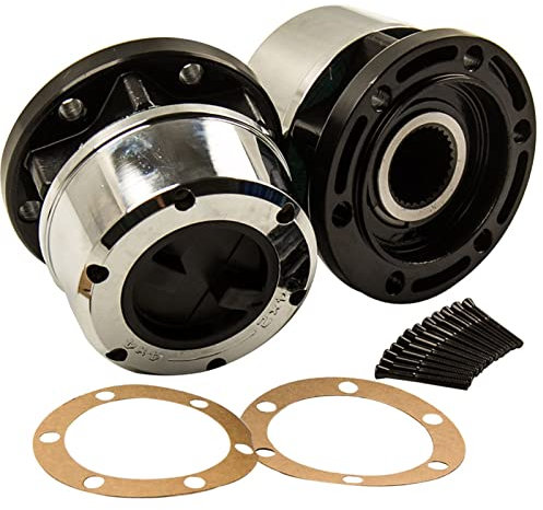Yurefax 28-Zahn-Freilaufnaben mit manueller Verriegelung, for Nissan, D21 AVM 461 6 Stehbolzen AVM 402502S610 Radfeststellnabe für Autos