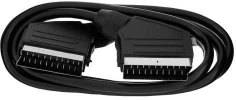 Mr. Gadget's Solutions 1 Meter Scart Cable Nickel Plated Fully Wired Shielded 21-pin Audio Male to Male