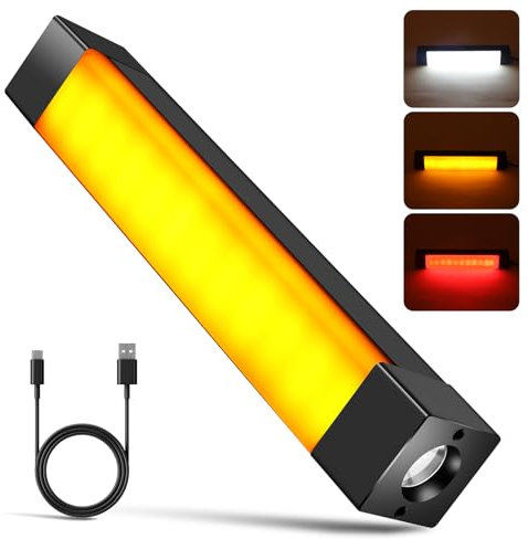 Phonar Solar Camping Laterne, Tragbare Ultrahelle LED-Taschenlampe, 6-8 Stunden Laufzeit, USB-C Ladegerät, 4000mAh Power Bank, Elektronische Laterne für den Außenbereich, Wanderlesung, Notf