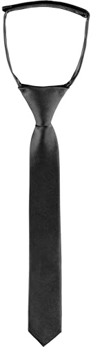 Ladeheid barn pojkar slips KJ (31 cm x 4 cm), Schwarz13, 31cm x 4cm