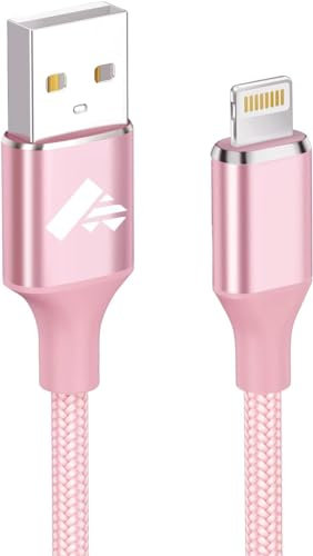 Aioneus Cavo iPhone 1M Ricarica Filo Caricatore iPhone Carica Rapida Certificato MFi Lungo Cavo Lightning USB Caricabatterie Cavetto per iPhone 11 12 13 14 Pro Max Plus Mini XS XR X 8 7 6 SE iPad