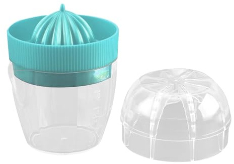 Citrus Juicer, Lemon Squeezer, Small Manual Citrus Juicer With Measuring Cup And Strainer, Portable Kitchen Utensils, Multifunctional Juicer, Lemon Squeezer For Juicer