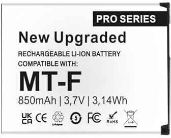 FLSTOR Akku für AVM Fritz!Fon MT-F, C5, C4, M2,Li-Ion Wiederaufladbarer Ersatzakku 3.7V 850mAh kompatibel mit den Original Akkus 312BAT006,312BAT016,312BAT006CS-FVM446CL, 1 Stück