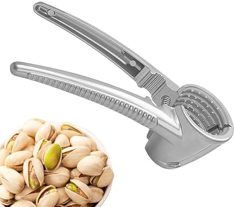 Robuster Nussknacker – Walnuss-Zangenöffner, Walnussknacker mit rutschfestem Griff, Metall-Nussknacker-Werkzeug, Aluminium-Legierung, Nussöffner für Walnüsse, Pekannüsse und andere Nüsse