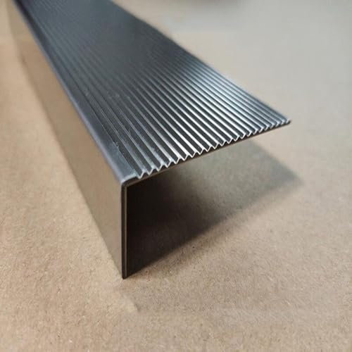 WXGMP Edelstahl Treppenkante 100cm Treppenkantenleiste, Rutschfester Treppenkantenschutz wasserdichte Treppenstufen Für Den Außenbereich, Verdickte Treppenkantenprofil(100mm/3.94in)