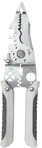 Pinza spelafili, tronchese | Pinza per piegare spelafili - Pinza per forbici per cavi professionale resistente per tagliare filo di rame, ferro e alluminio