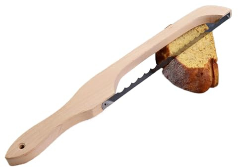 Taglierina per il pane, taglierina per il pane in legno - pane di - Strumento per il taglio del violino in acciaio inox, utensili da forno per tagliare anche forniture da forno