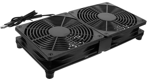 Tofficu Radiador De Doble Ventilador Usb Enfriador Usb Para Computadora Ventilador Para Computadora Pequeña