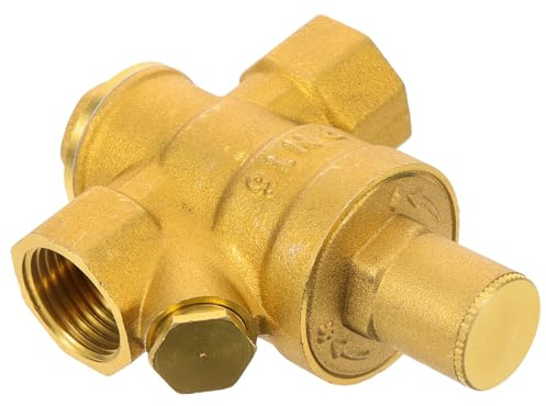 GARVALON Régulateur De Pression Réducteur Pour Camping Pouce Adapté Caravane Et Irrigation Installation Facile
