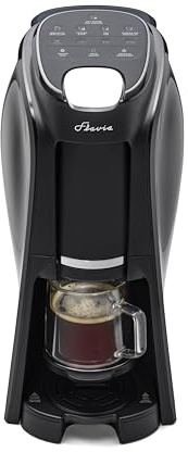 Flavia Aroma Brewer - Coffee Machine, Makes Coffee, Lattes, Tea, and other Hot or Iced Beverages with Single-Serve Freshpacks, Multiple Brew Sizes, Grey