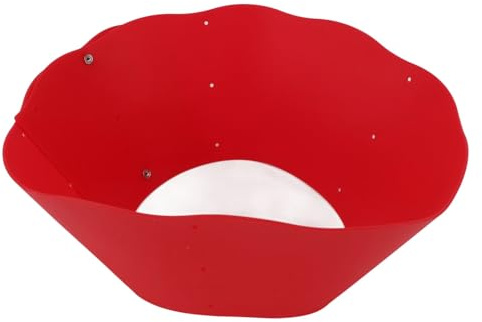Yosoo Health Gear Silicone Splatter Screen, Anti-Oil Guard for Frying Pan, Kitchen Cooking Aid, Red