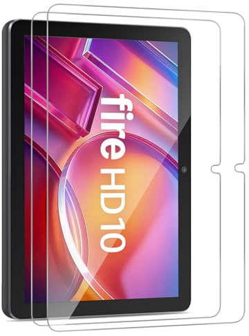 XunyLyee Screen Protector for 10/10 Kids/ 10 Kids Pro Tablet Tempered Glass, 9H Hardness, Anti-Scratch, 2 Pack