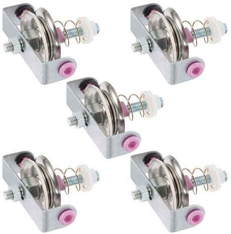 WEKAMOS Tenditore per Telaio in Metallo Colonna in Ceramica Set da 5 Pezzi Accessorio per Macchina per Maglieria e Tessitura Tensione Precisa del Filo Compatibile Macchine Multitipo e