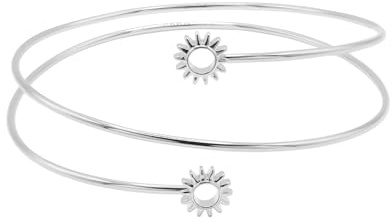 Heideman Oberarmreif Mirel Damen Edelstahl Spirale | Modischer Armschmuck für Frauen, als Geschenk zum Geburtstag, hautfreundlich, nickelfrei und leicht zu tragen