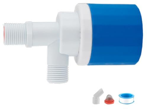 Robinet à flotteur Kit accessoires tuyauterie intégré automatique | Mini vanne flotteur à bille avec arrêt automatique Accessoires Domotiques Intégrés, Piscine, Fontaine, Jardin, Tour,