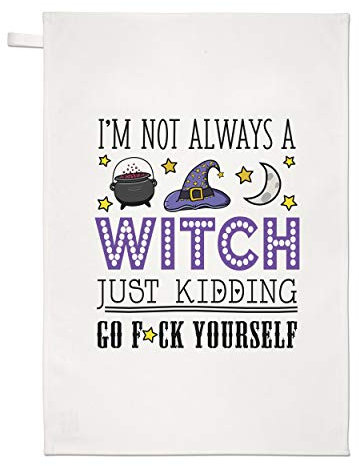 I'M Nicht Immer A Witch Geschirrtuch Spüllappen