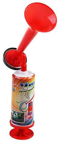VOSAREA Hand Held Large Air Horn Pump Loud Noise Maker Safety Parties Sports Events (Random Color)