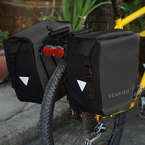 LEGEND EBIKES Wasserdichte Fahrradtasche mit aufrollbarer Oberseite, um Ihre Gegenstände vor Wasser und Staub zu schützen, Hecktasche Halterung für Fahrrad, Fahrradkoffer