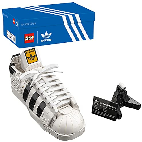 LEGO adidas Originals Superstar 10282 Building Kit; Build and Display The Iconic Sneaker; New 2021 (731 Pieces)
