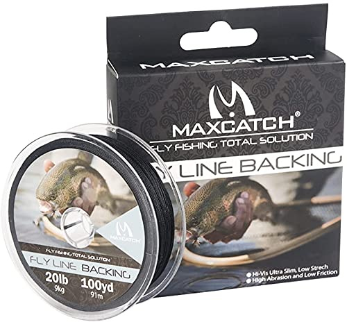 MAXIMUMCATCH Fliegenfischen Backing Fliegenfischen geflochtene Nylon Schnüre 20/30lb,100/300yards