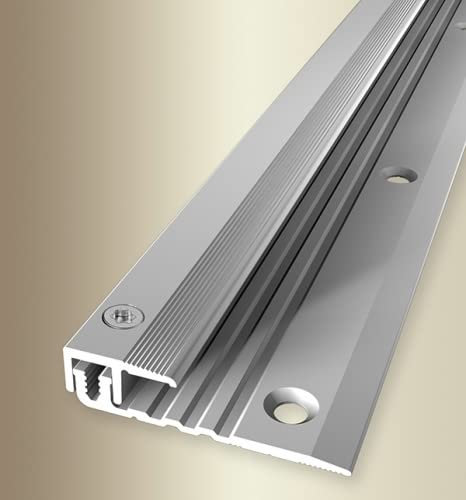 Küberit Perfil de cierre tipo 377 vinilo acero inoxidable 100 cm