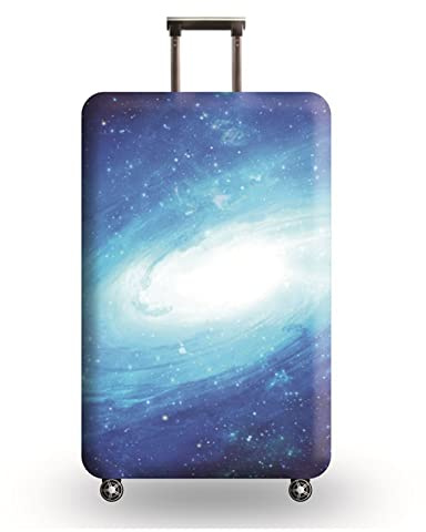 Anawakia Kofferhülle Elastisch Kofferhülle Kofferschutzhülle Gepäck Cover Reisekoffer Hülle Kofferschutz Luggage Cover Gepäckabdeckung Kosmisches Sternenhimmelmuster (Blau a,XL 29-32 Zoll)