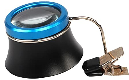 Uhrenreparaturlupe zum Anstecken, Juwelierlupe, Lupe, Lupe, Clip, Lupe für Schmuck, Uhren-Reparaturwerkzeug, 20-fache