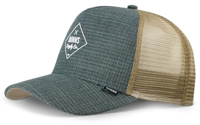 Djinns - Cottoncheck (Light Olive) - Trucker Cap Meshcap Hat Kappe Mütze Caps