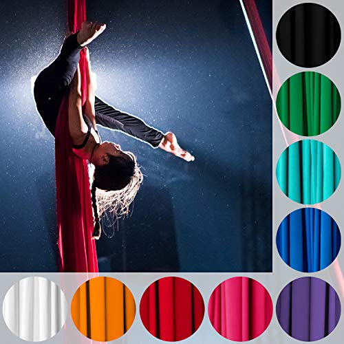 Play Juggling - Vertikaltuch für Kunstflug und Aerial Disciplines Professionelles Aerial Fabric für Kunstflug 100% Polyester Certified