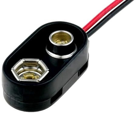 Generic Portapilas Conector Clip Pila Bateria 9V Cables 150mm (25)