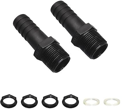 Regentonnenanschluss Set Anschluss Schlauchverbinder 25mm Regentonnenanschluss Regentonnenverbinder Düse für Regentonne Wassertank