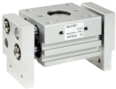 KMGUZRRWD MHL2 Doppeltwirkender pneumatischer Greifer SMC-Ersatz-T-Typ-Luftgreifer 10D/16D/20D/25D/10D1/16D1/20D1/25D1 (Color : MHZ2-25D1)