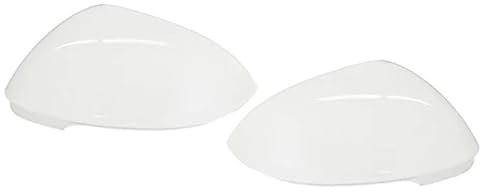 SKINII Spiegelkappen Für VW Für Golf 8 MK8 2021 2022 1 Paar Auto Weiß Rückspiegel Seite Spiegel Abdeckung Trim Hinten Spiegel Abdeckungen Shell Rückspiegel Abdeckung